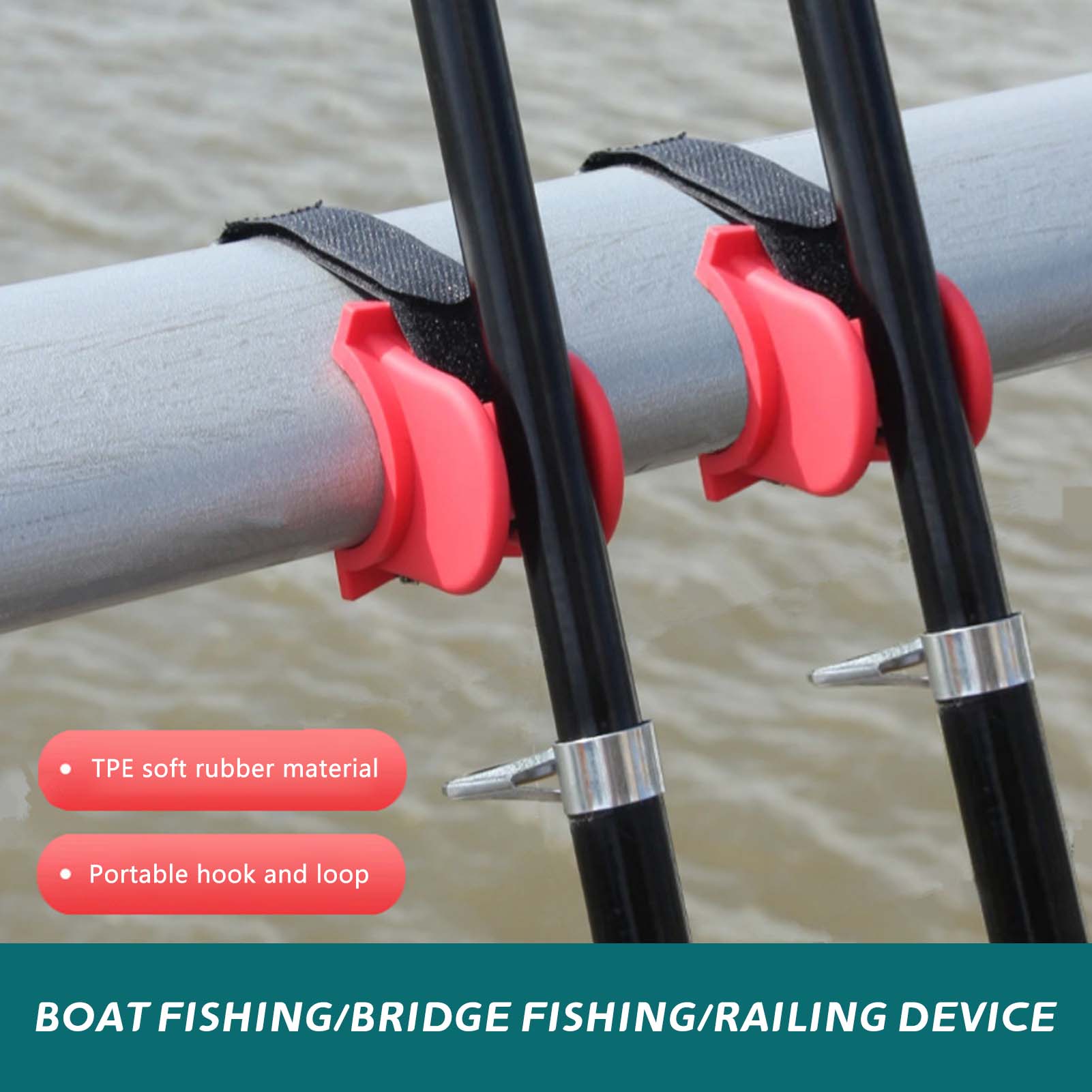 Fishing Kayak Seat - 튼튼한 구조의 U자형 보트 낚싯대 홀더,