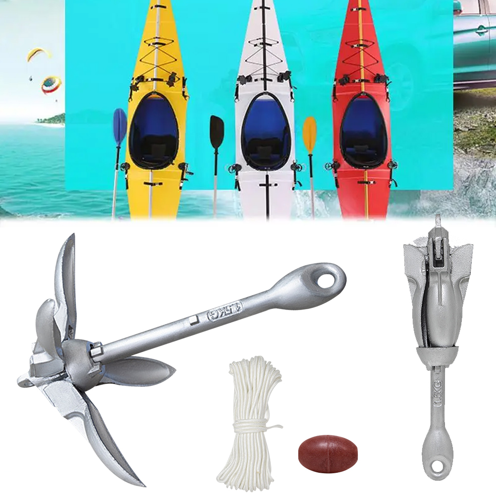 0.7/1.5KG 카약 앵커 접이식 해양 앵커(65피트 - Fishing Kayak Anchor 리뷰 및 가격